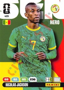 429 Nicolas Jackson – FIFA World Cup 2026 Adrenalyn XL Panini