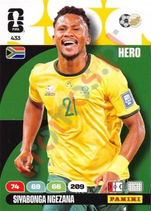 433 Siyabonga Ngezana – FIFA World Cup 2026 Adrenalyn XL Panini