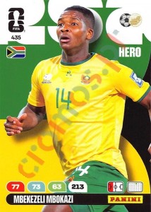 435 Mbekezeli Mbokazi – FIFA World Cup 2026 Adrenalyn XL Panini