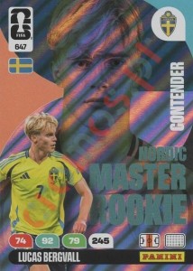 647 Lucas Bergvall – FIFA World Cup 2026 Adrenalyn XL Panini