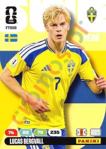 FTS59 Lucas Bergvall – FIFA World Cup 2026 Adrenalyn XL Panini