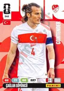 545 Çağlar Söyüncü – FIFA World Cup 2026 Adrenalyn XL Panini
