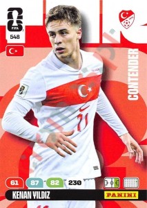 548 Kenan Yildiz – FIFA World Cup 2026 Adrenalyn XL Panini