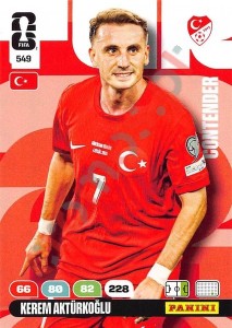 549 Kerem Aktürkoğlu – FIFA World Cup 2026 Adrenalyn XL Panini