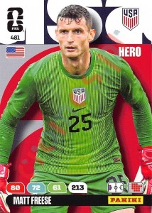 481 Matt Freese – FIFA World Cup 2026 Adrenalyn XL Panini