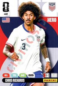 482 Chris Richards – FIFA World Cup 2026 Adrenalyn XL Panini