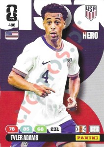 486 Tyler Adams – FIFA World Cup 2026 Adrenalyn XL Panini