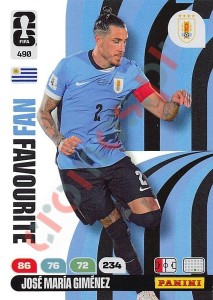 490 José María Giménez – FIFA World Cup 2026 Adrenalyn XL Panini