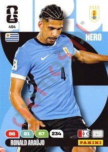 494 Ronald Araújo – FIFA World Cup 2026 Adrenalyn XL Panini