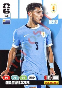 495 Sebastián Cáceres – FIFA World Cup 2026 Adrenalyn XL Panini
