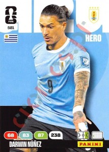 501 Darwin Núñez – FIFA World Cup 2026 Adrenalyn XL Panini