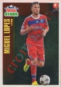 396 Miguel Lopes (Lyon) – Futebol 2013-14 Panini