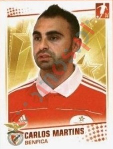 53 Carlos Martins – Futebol 2010-11 Panini