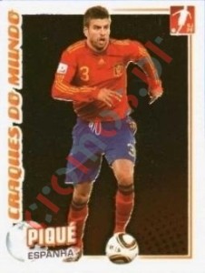 329 Gerard Pique (Espanha) – Futebol 2010-11 Panini