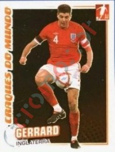 335 Steven Gerrard (Inglaterra) – Futebol 2010-11 Panini