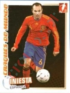 339 Andres Iniesta (Espanha) – Futebol 2010-11 Panini