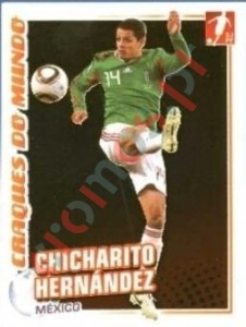 346 Javier Hernández Chicharito (Mexico) – Futebol 2010-11 Panini