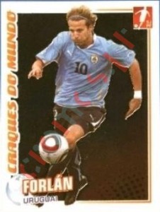 349 Diego Forlan (Uruguai) – Futebol 2010-11 Panini