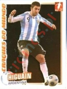 350 Gonzalo Higuain (Argentina) – Futebol 2010-11 Panini