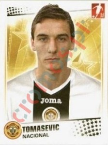 106 Tomasevic – Futebol 2010-11 Panini