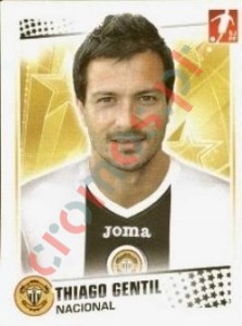 113 Thiago Gentil – Futebol 2010-11 Panini