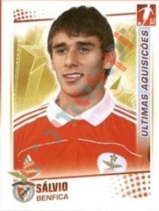 356 Salvio (Benfica) – Futebol 2010-11 Panini