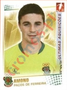 367 Amond (P.Ferreira) – Futebol 2010-11 Panini