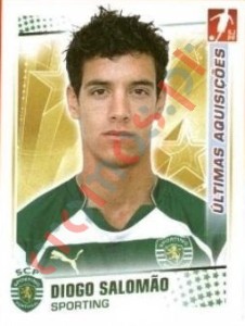 382 Diogo Salomao (Sporting) – Futebol 2010-11 Panini