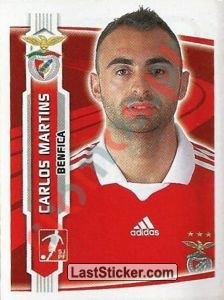 52 Carlos Martins – Futebol 2009-2010 Panini