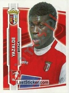 79 Yazalde – Futebol 2009-2010 Panini