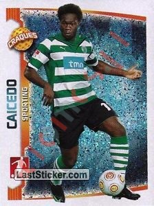 324 Felipe Caicedo (Sporting) – Futebol 2009-2010 Panini