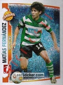 333 Matias Fernandez (Sporting) – Futebol 2009-2010 Panini