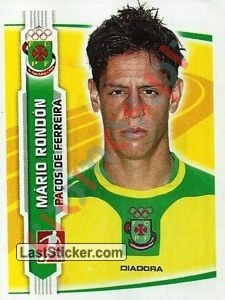 198 Mario Rondon – Futebol 2009-2010 Panini