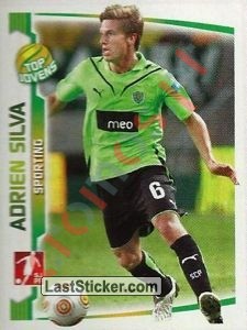 337 Adrien Silva(Sporting) – Futebol 2009-2010 Panini