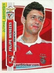 359 Felipe Menezes(Benfica) – Futebol 2009-2010 Panini
