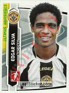 369 Edgar Silva(Nacional) – Futebol 2009-2010 Panini