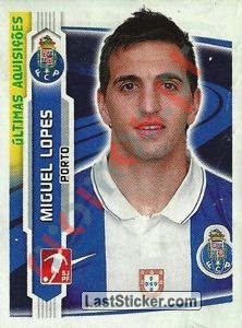 375 Miguel Lopes(Porto) – Futebol 2009-2010 Panini