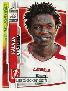 384 Kalaba(Uniao Leiria) – Futebol 2009-2010 Panini