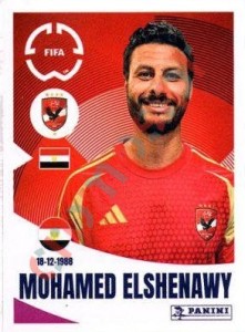 42 Mohamed El Shenawy – FIFA Club World Cup 2025 Panini