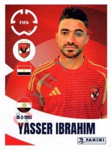 45 Yasser Ibrahim – FIFA Club World Cup 2025 Panini
