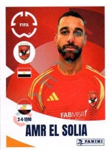 51 Amr El Solia – FIFA Club World Cup 2025 Panini