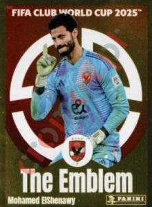 52 Mohamed El Shenawy (The Emblem) – FIFA Club World Cup 2025 Panini