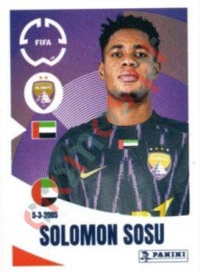 448 Solomon Sosu – FIFA Club World Cup 2025 Panini