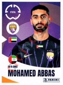 451 Mohamed Abbas – FIFA Club World Cup 2025 Panini