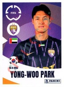 453 Yong-woo Park – FIFA Club World Cup 2025 Panini