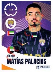 455 Matías Palacios – FIFA Club World Cup 2025 Panini