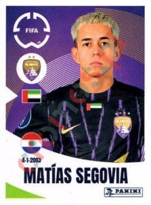 456 Matías Segovia – FIFA Club World Cup 2025 Panini