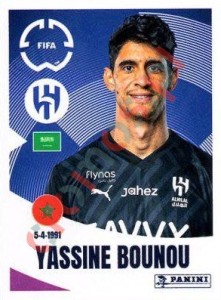 498 Yassine Bounou – FIFA Club World Cup 2025 Panini