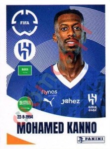 503 Mohamed Kanno – FIFA Club World Cup 2025 Panini