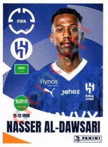 506 Nasser Al-Dawsari – FIFA Club World Cup 2025 Panini